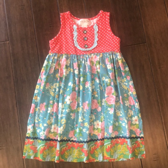 Matilda Jane Other - Matilda Jane Red Schoolhouse Dress Good Hart 2013